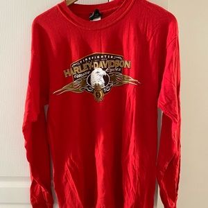 Harley Davidson Firefighter Long Sleeve T-Shirt
